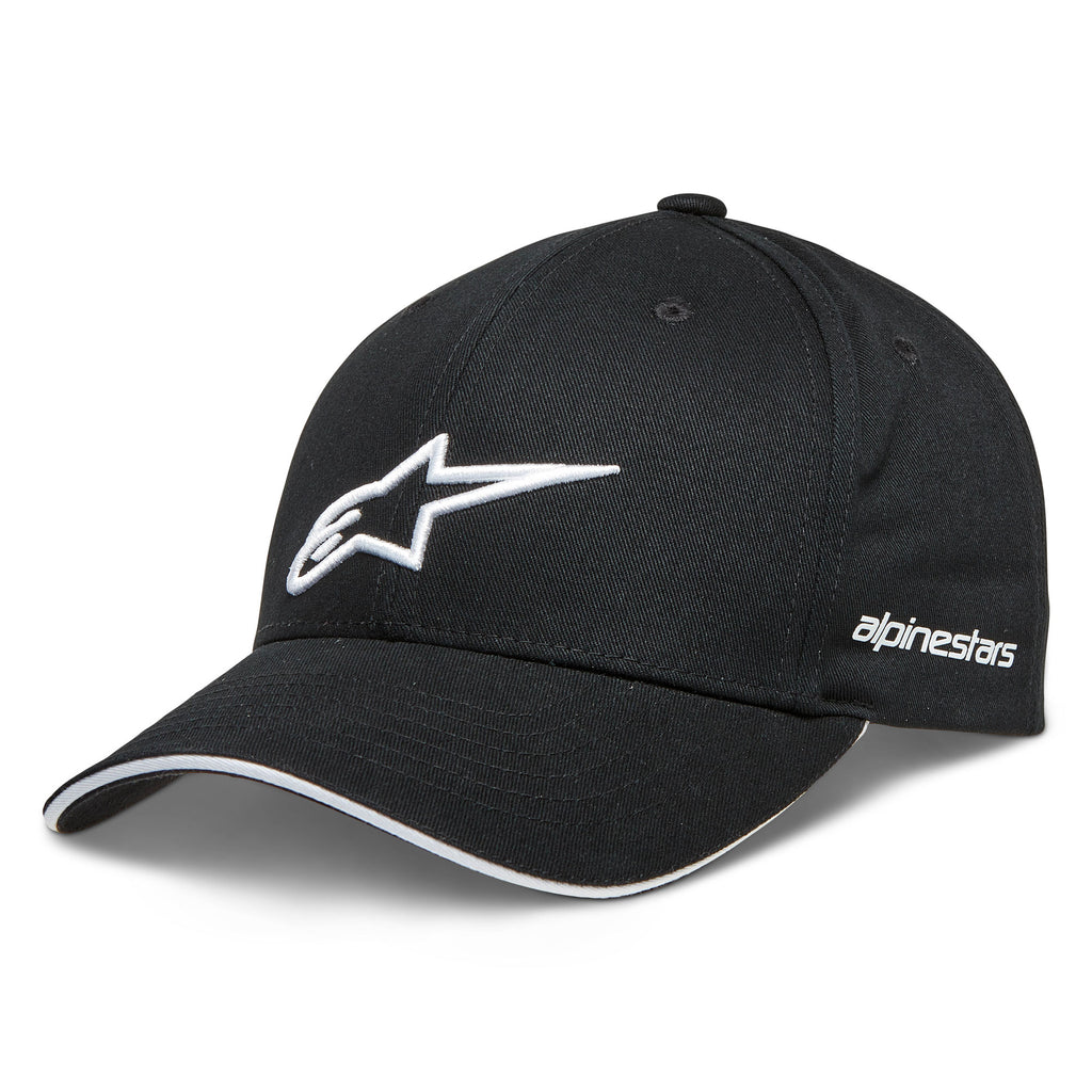 Alpinestars Rostrum Hat in Black/Red or Black/White - 12328100010...