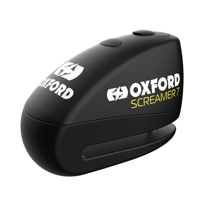 Oxford Screamer7 Alarm Disc Lock Yellow or Black LK289 / LK290