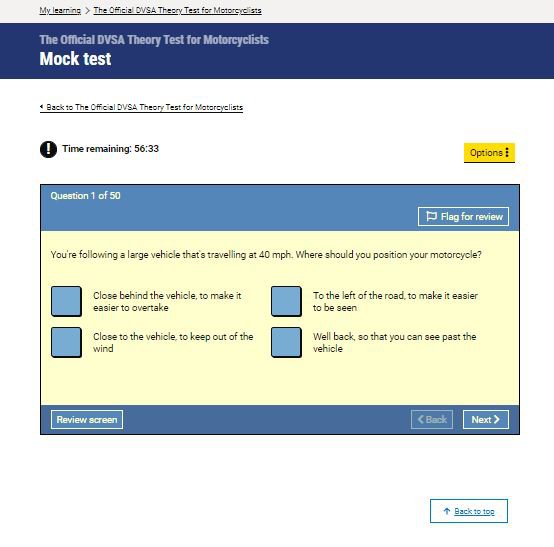 The Official DVSA Theory Test & Hazard Perception Kit for Motorcyclist ...