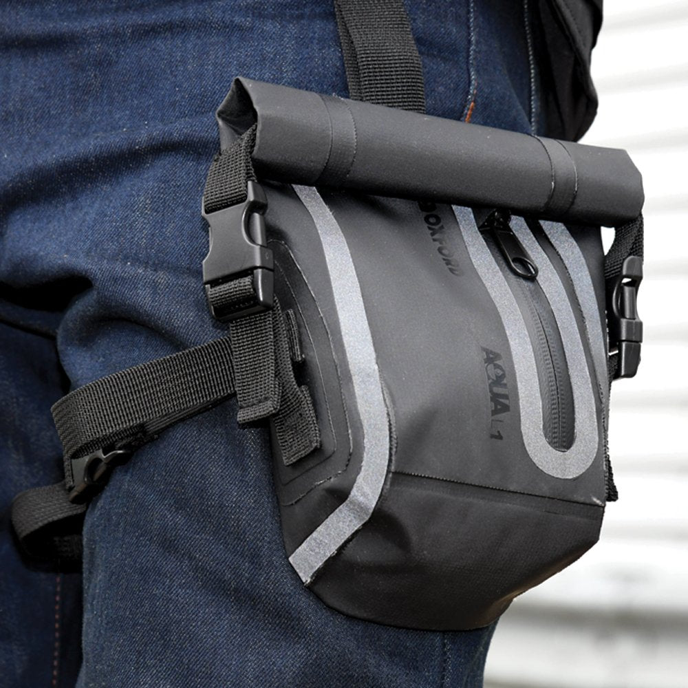 Oxford Aqua L1 Leg Bag Black - OL758...