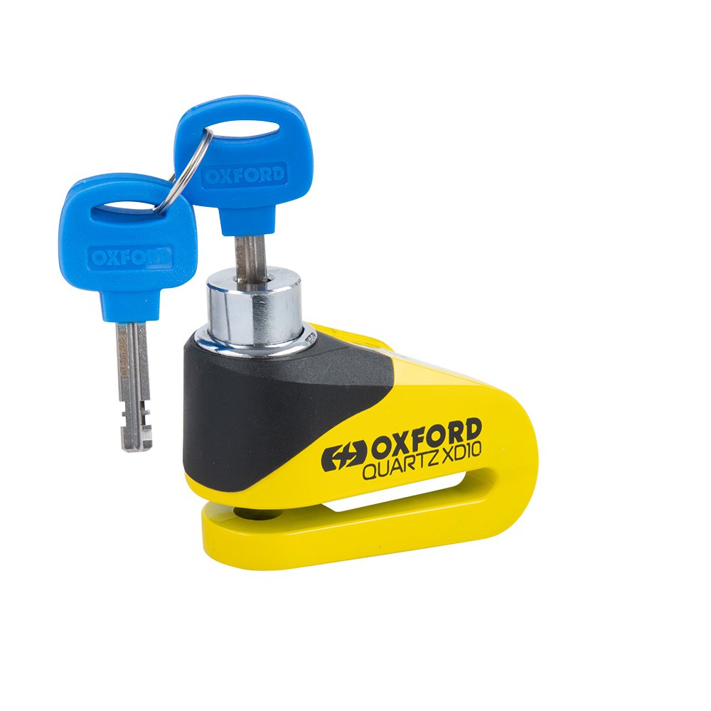 Oxford Quartz XD10 Disc Lock Yellow - LK209..