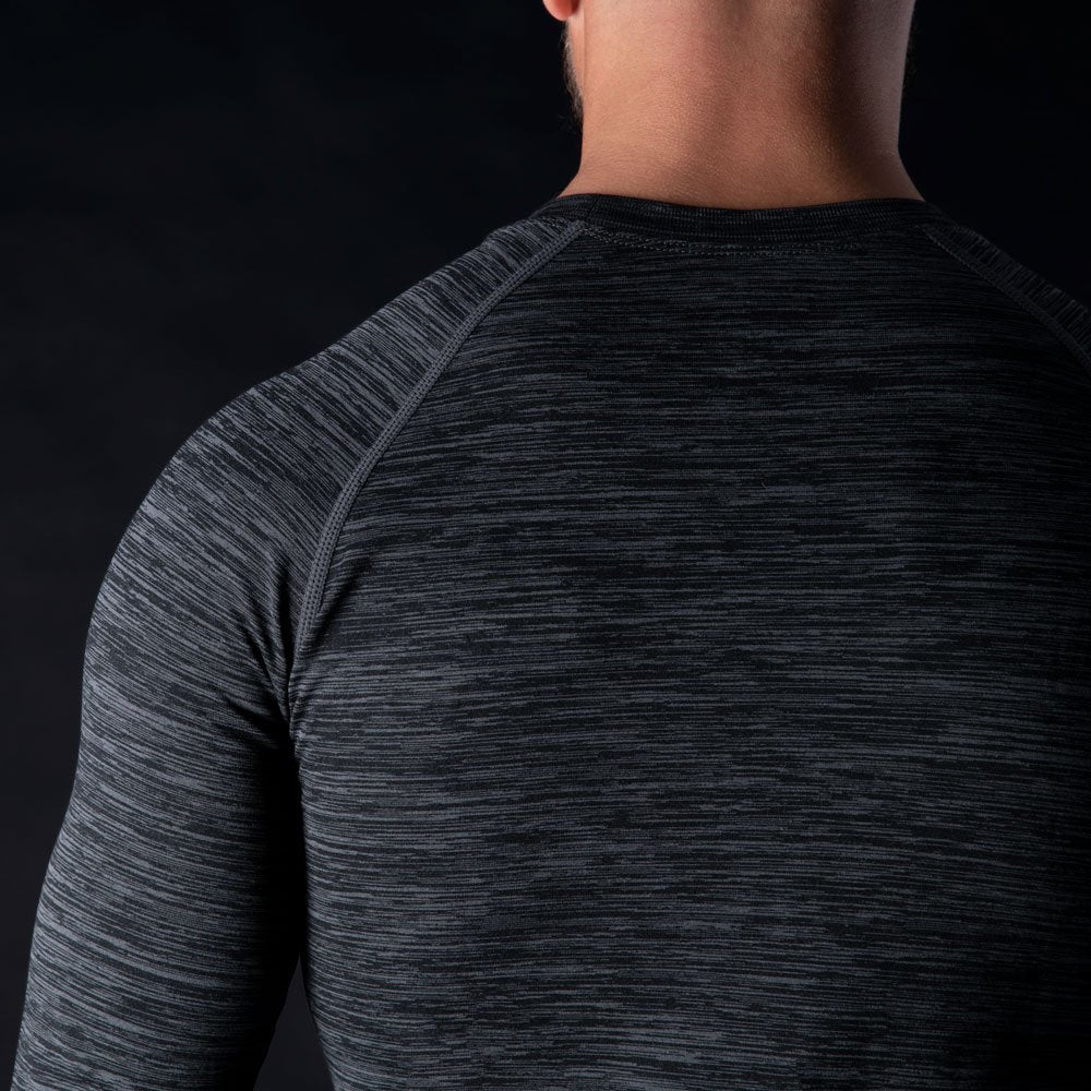 Oxford Advanced Base Layer MS Top Charcoal Marl - LA214101..
