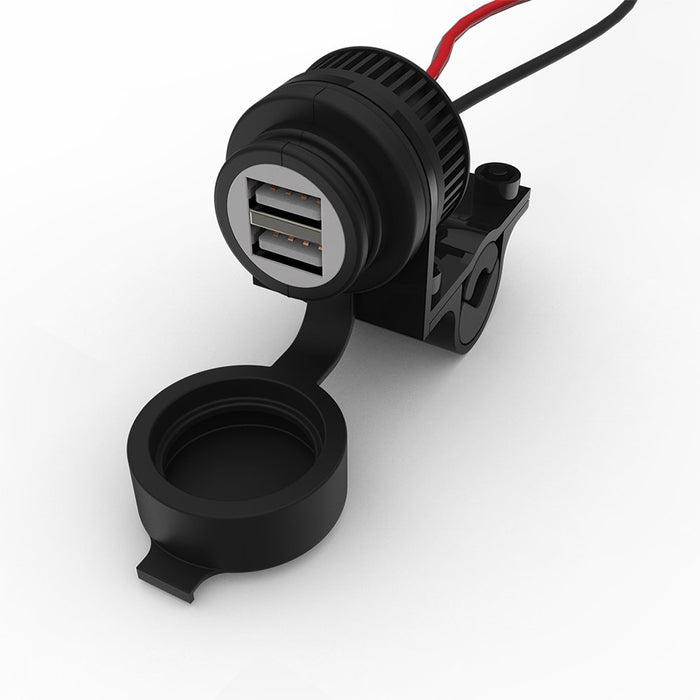 *Oxford Weatherproof Dual Port USB charger (5V 2Amp) - EL102..