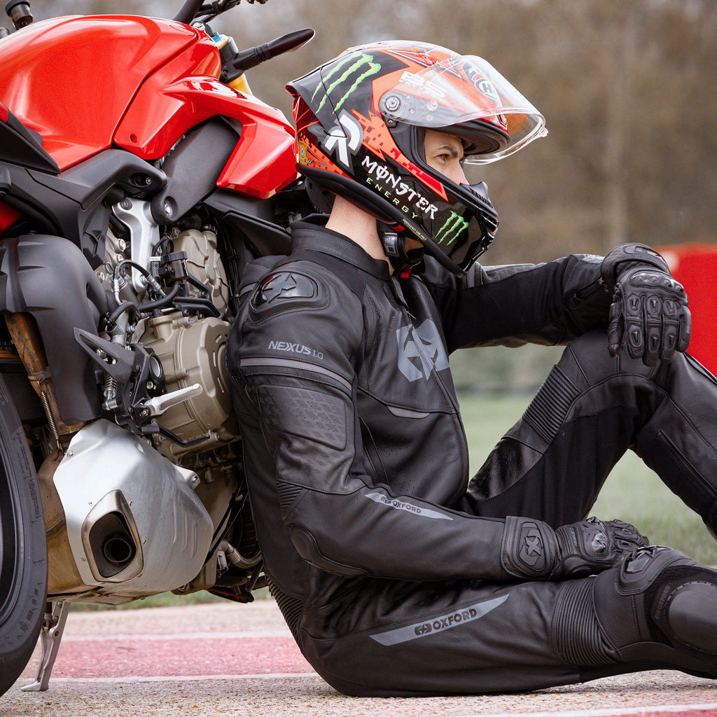 Oxford Nexus 1.0 Leather MS Suit Stealth Blk