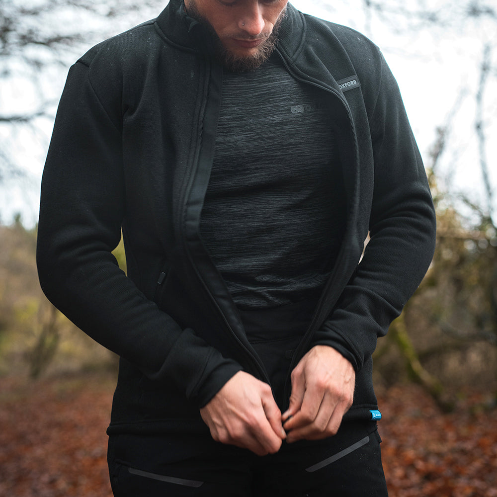 Oxford Advanced Base Layer MS Top Charcoal Marl - LA214101..