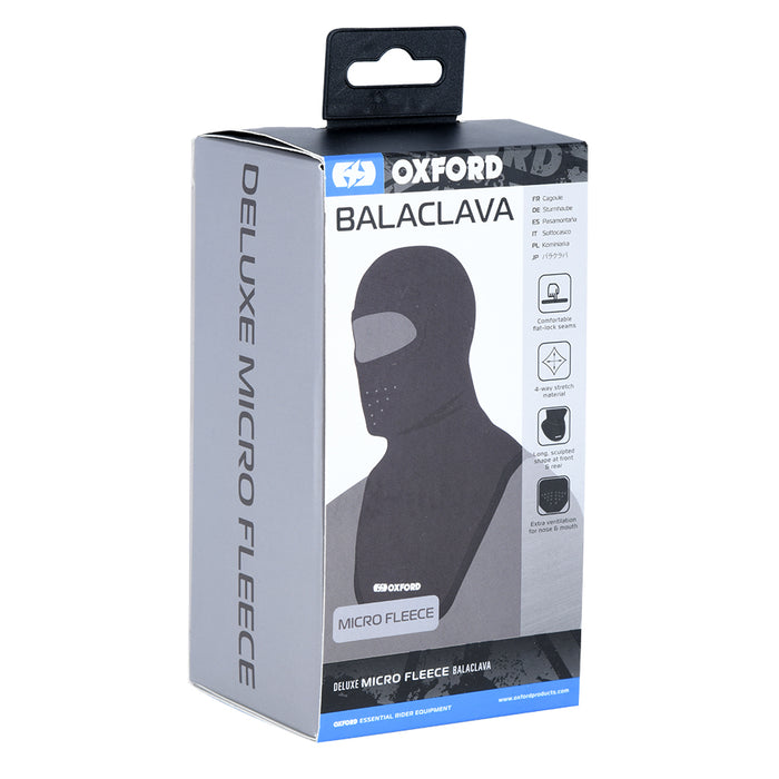 Oxford Deluxe Balaclava Micro Fleece Black - CA035..