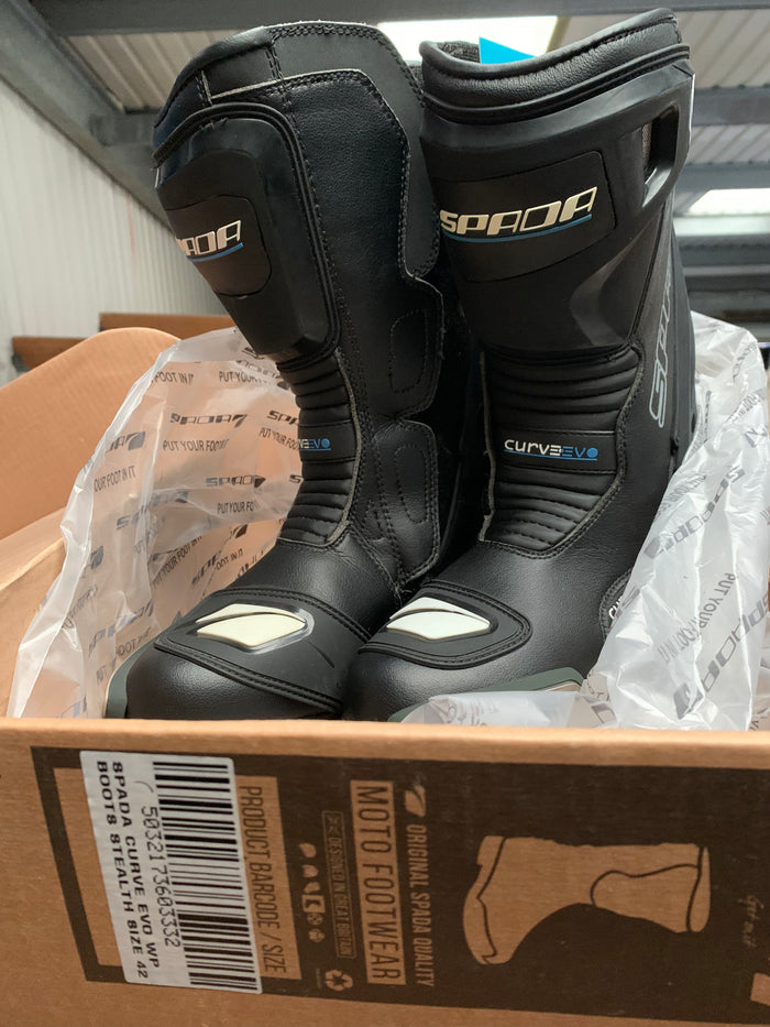Spada Curve Evo Waterproof Boots Stealth Black 42 **X'mas/NY Sale**