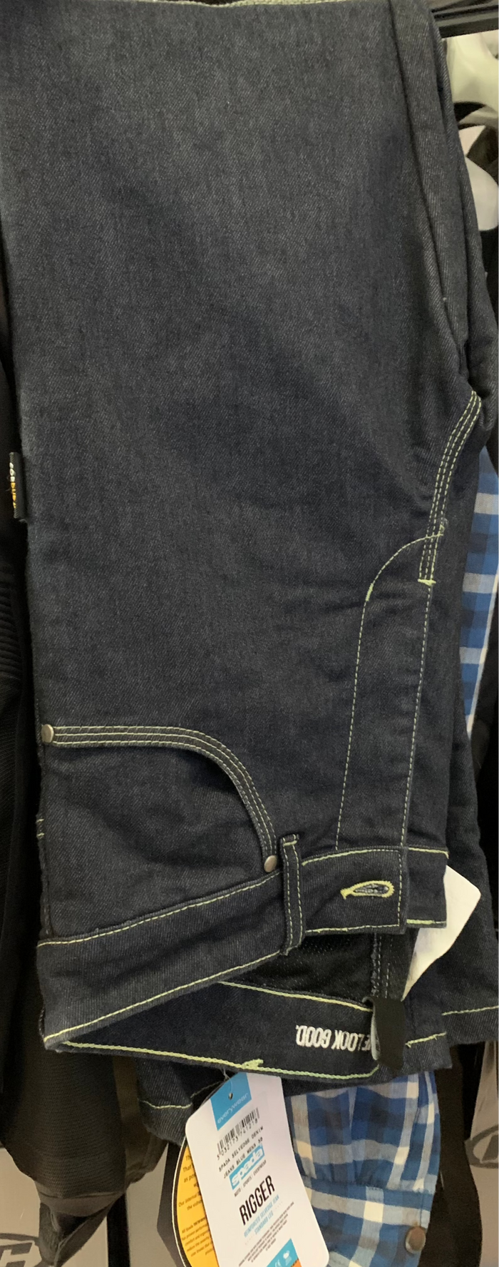 Spada Selvedge Blue Motorcycle Denim Jeans - Men Size 30 **X'mas / NY Sale**