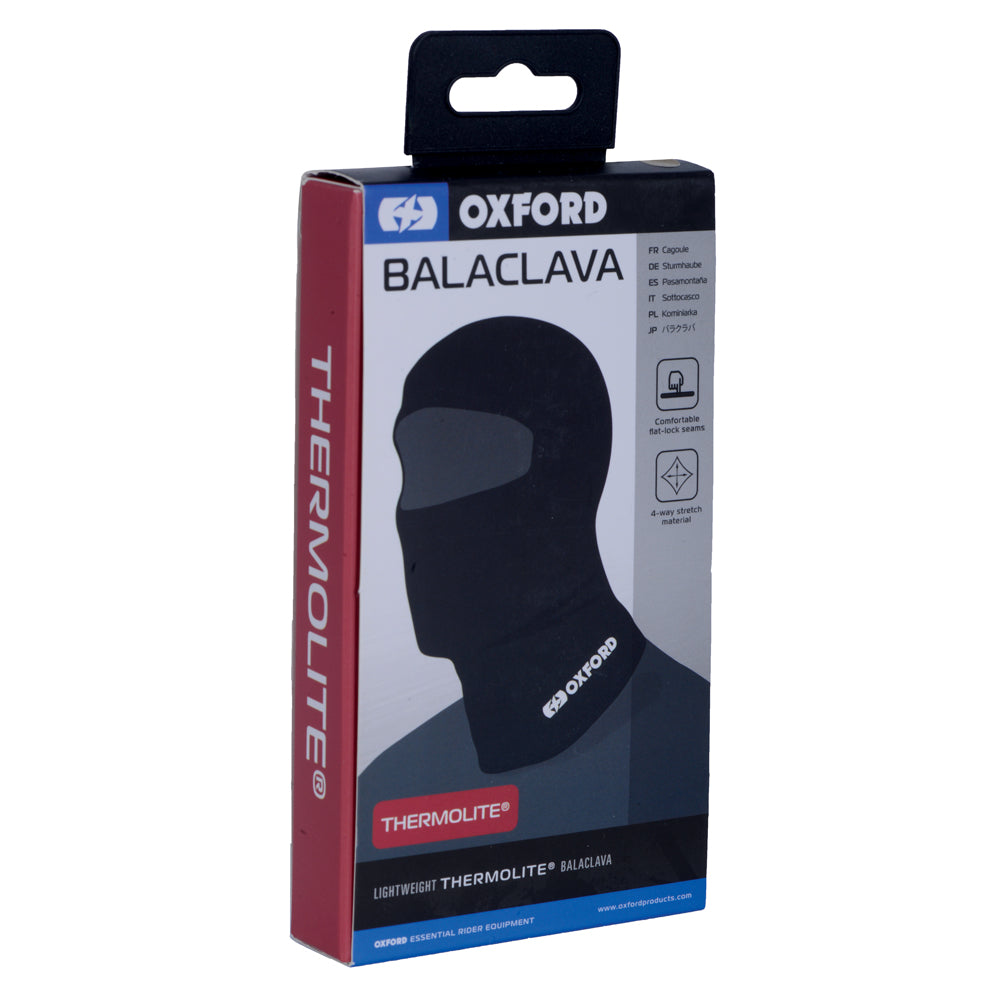 *Oxford Balaclava Thermolite Black - CA020..