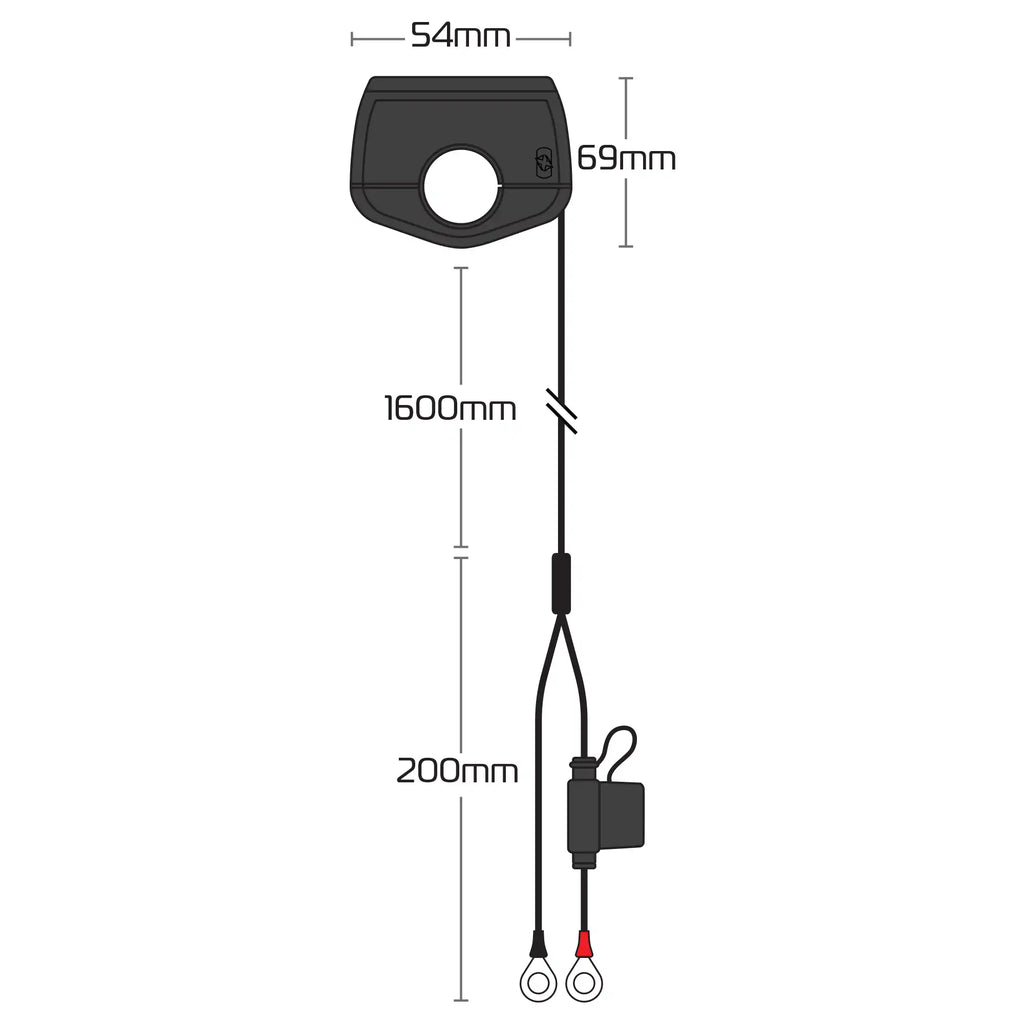 *Oxford Slimline USB Type-A and Type C 3.0 AMP Charging kit - EL118..