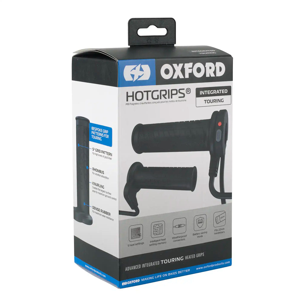 **New* Oxford HotGrips Advanced Integrated in Adventure, Touring & Sports trim - EL39..