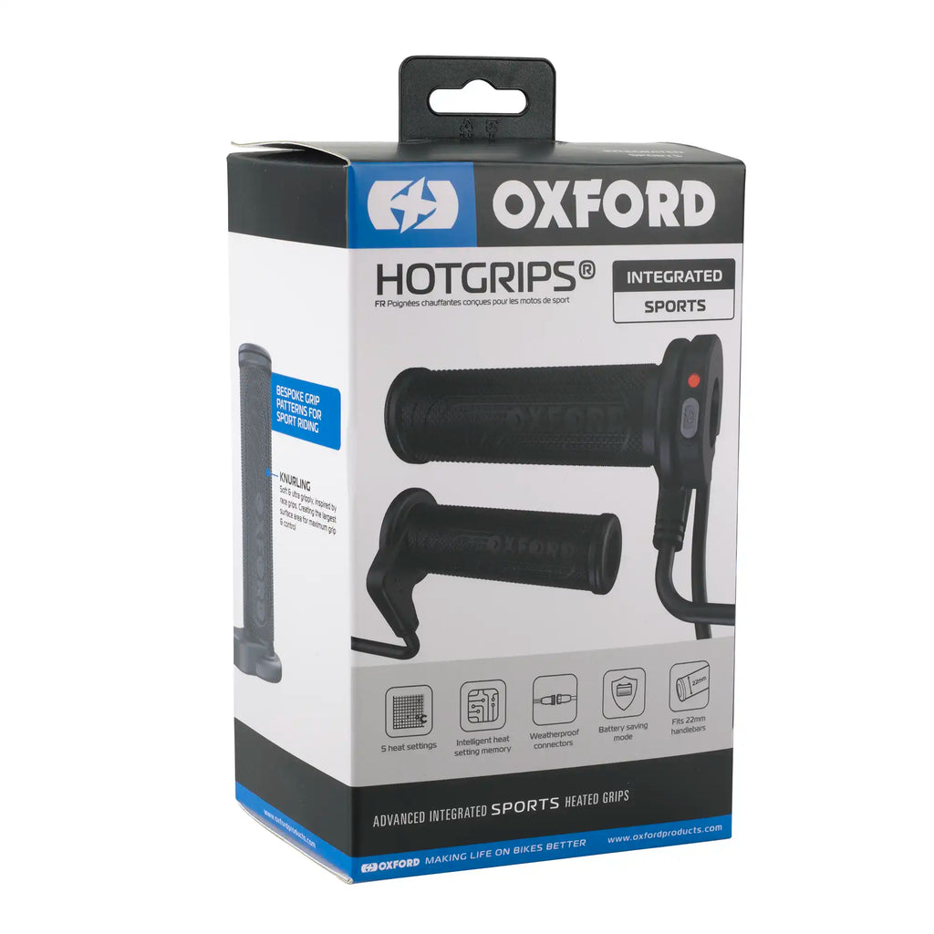 **New* Oxford HotGrips Advanced Integrated in Adventure, Touring & Sports trim - EL39..