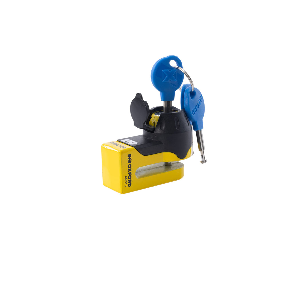 *Oxford Mini T Disc Lock in Black or Yellow -  LK292 / LK291..