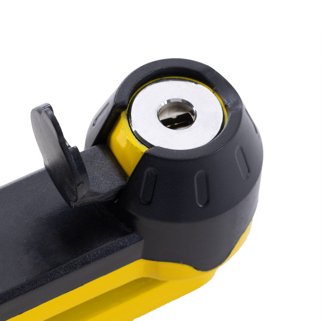 *Oxford Titan 10mm Pin Disc Lock incl. Pouch in Black or Yellow - LK485 / LK486..