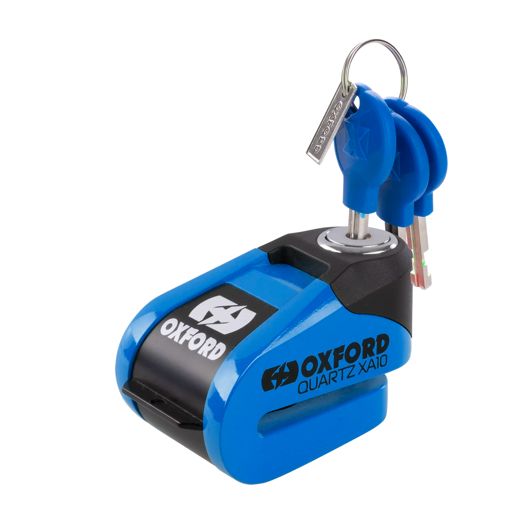 *Oxford Quartz XA10 Alarm Disc Lock in Green or Blue - LK908 / LK910..