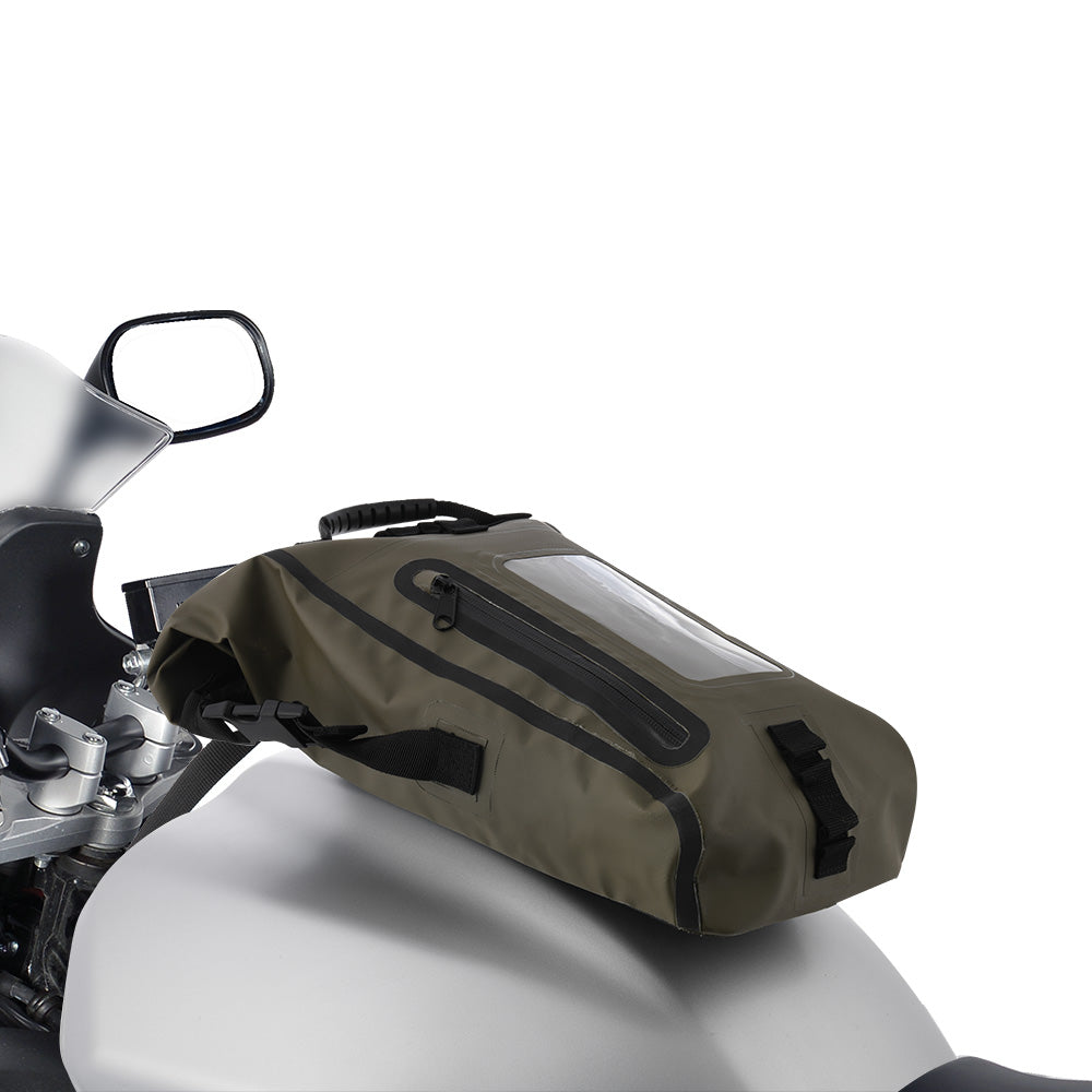 *Oxford Aqua M8 Tank Bag in Black/Grey/Fluo or Khaki/Black - OL464/OL404..