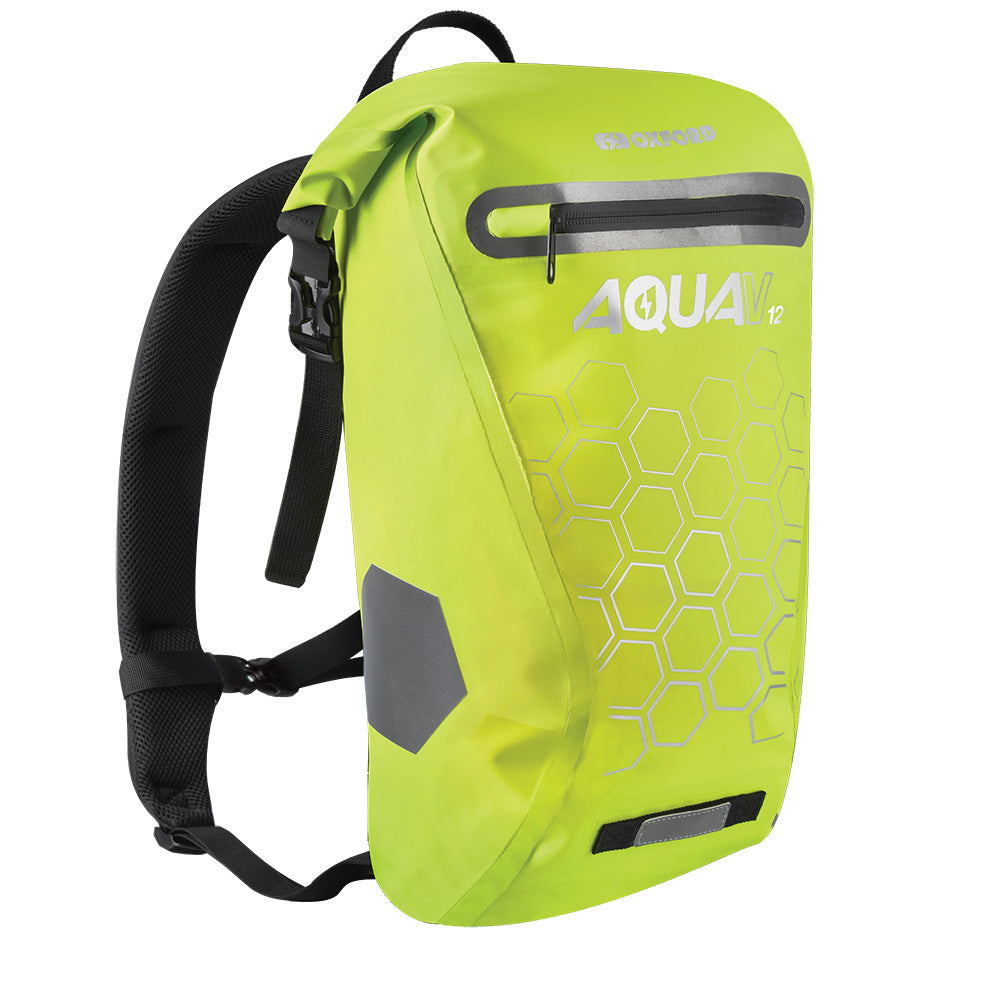 Oxford Aqua V12 Backpack in Black or Fluo - OL691/OL693..