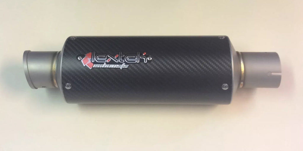 Lextek GP8C Carbon Fibre GP Stubby Exhaust Silencer 51mm*