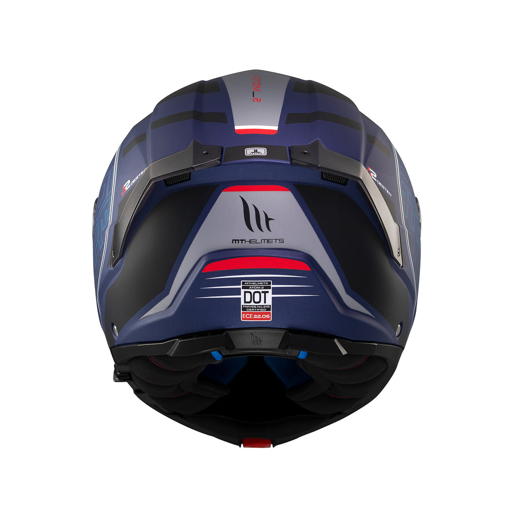 mt atom helmets NEW* MT Atom 2 Destiny Black/Fluo or Blue/Black