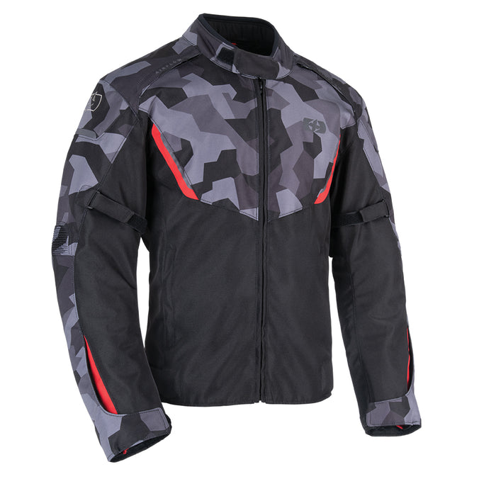 Oxford Delta 1.0 Air Jacket in Blk/Camo/Red, Blk/Grey/Red or Stealth Black - TM19320..