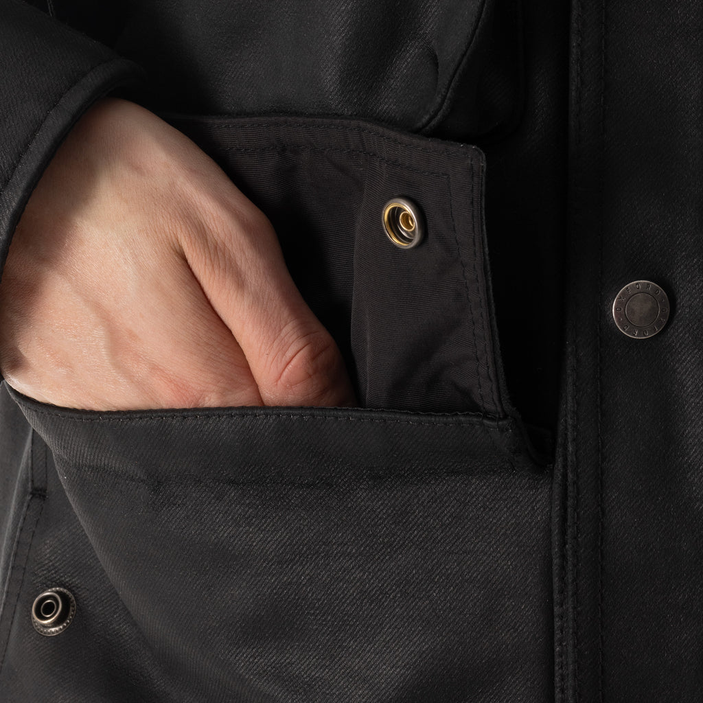 Oxford Sterling Dry2Dry Wax Cotton Men‘s Jacket in Black or Khaki - TM24020...