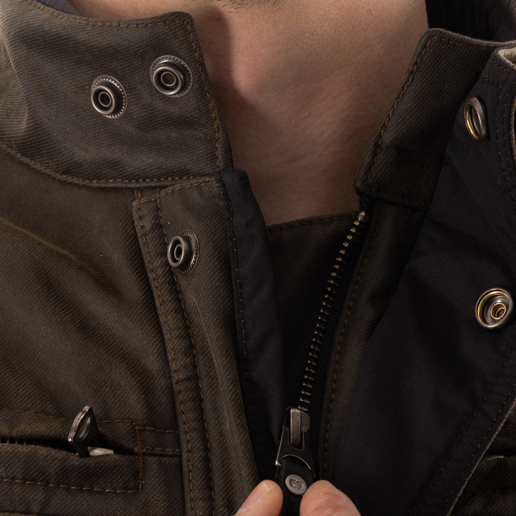 Oxford Sterling Dry2Dry Wax Cotton Men‘s Jacket in Black or Khaki - TM24020...