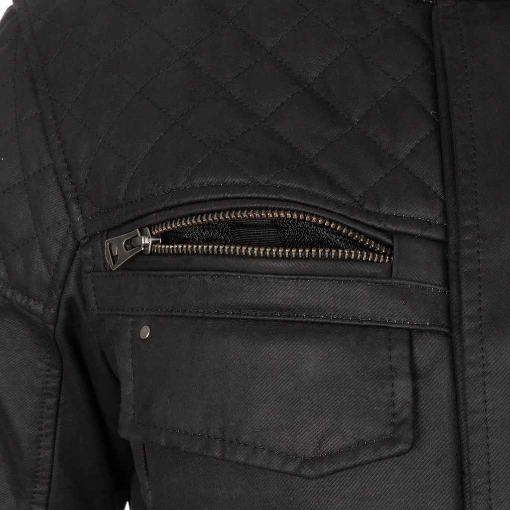 Oxford Hardy 2.0 Wax Men’s Jacket in Black or Khaki - TM25040...**STOCK DUE AUGUST***