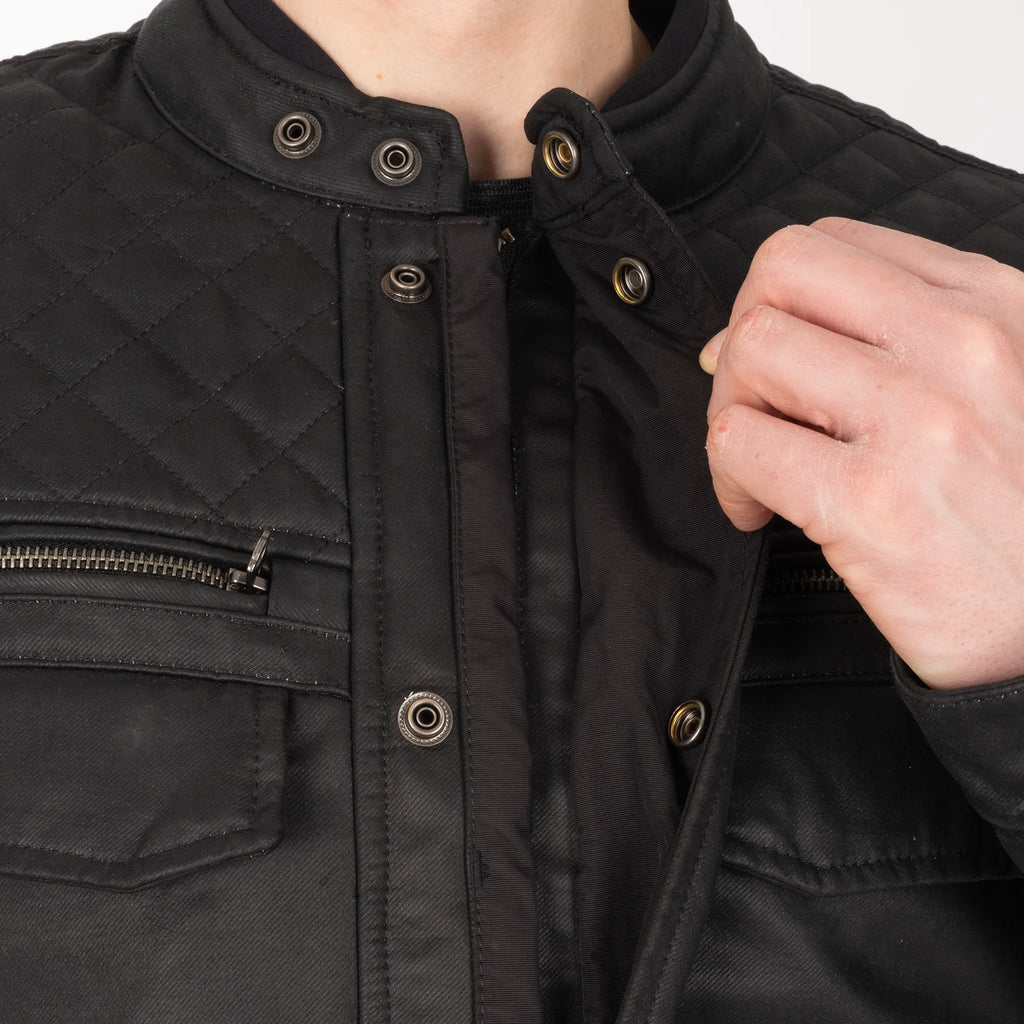 Oxford Hardy 2.0 Wax Men’s Jacket in Black or Khaki - TM25040...**STOCK DUE AUGUST***