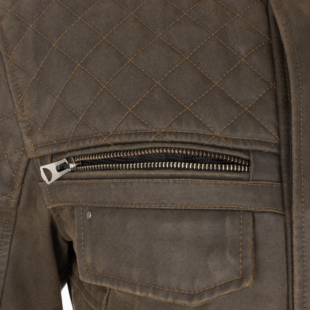 Oxford Hardy 2.0 Wax Men’s Jacket in Black or Khaki - TM25040...**STOCK DUE AUGUST***