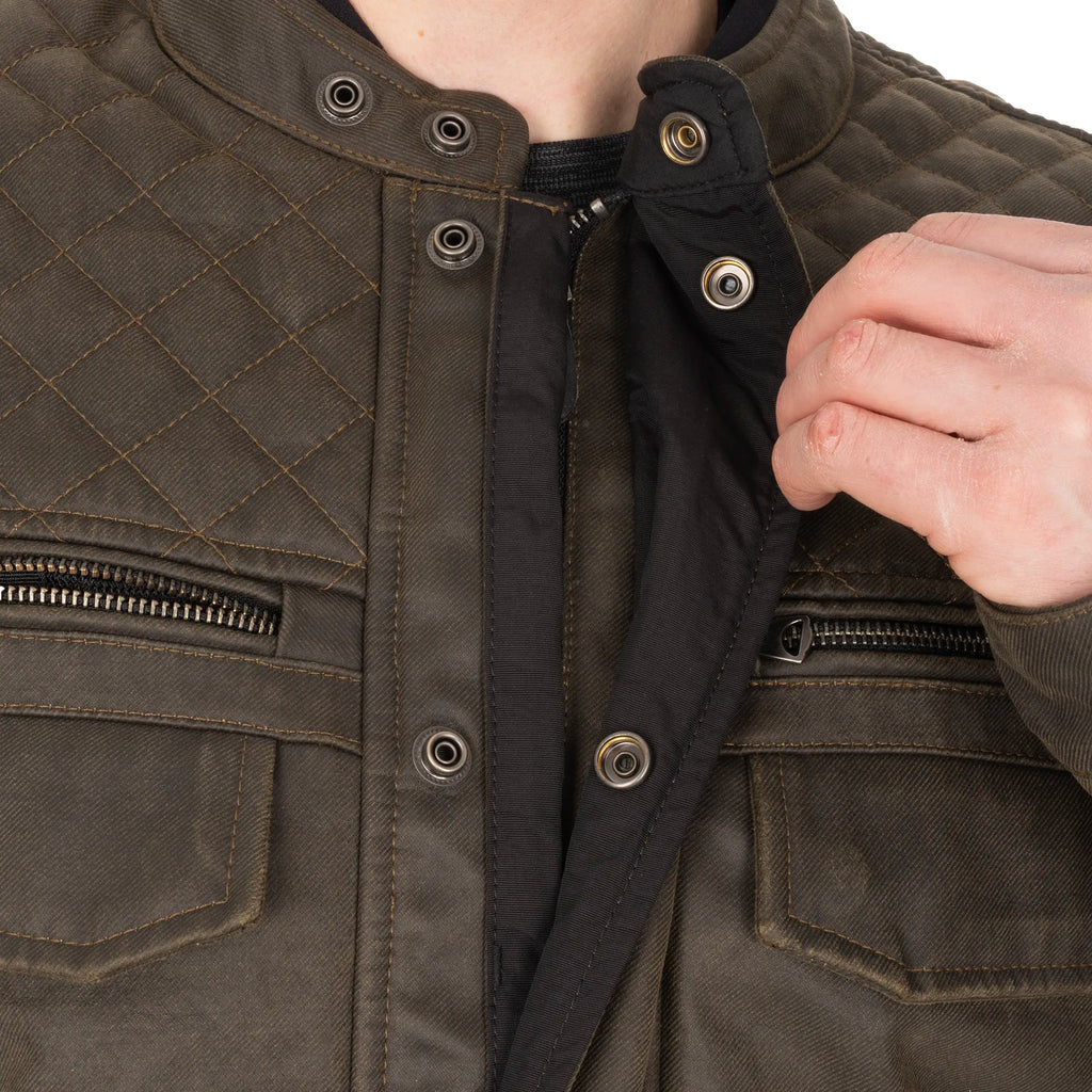 Oxford Hardy 2.0 Wax Men’s Jacket in Black or Khaki - TM25040...**STOCK DUE AUGUST***