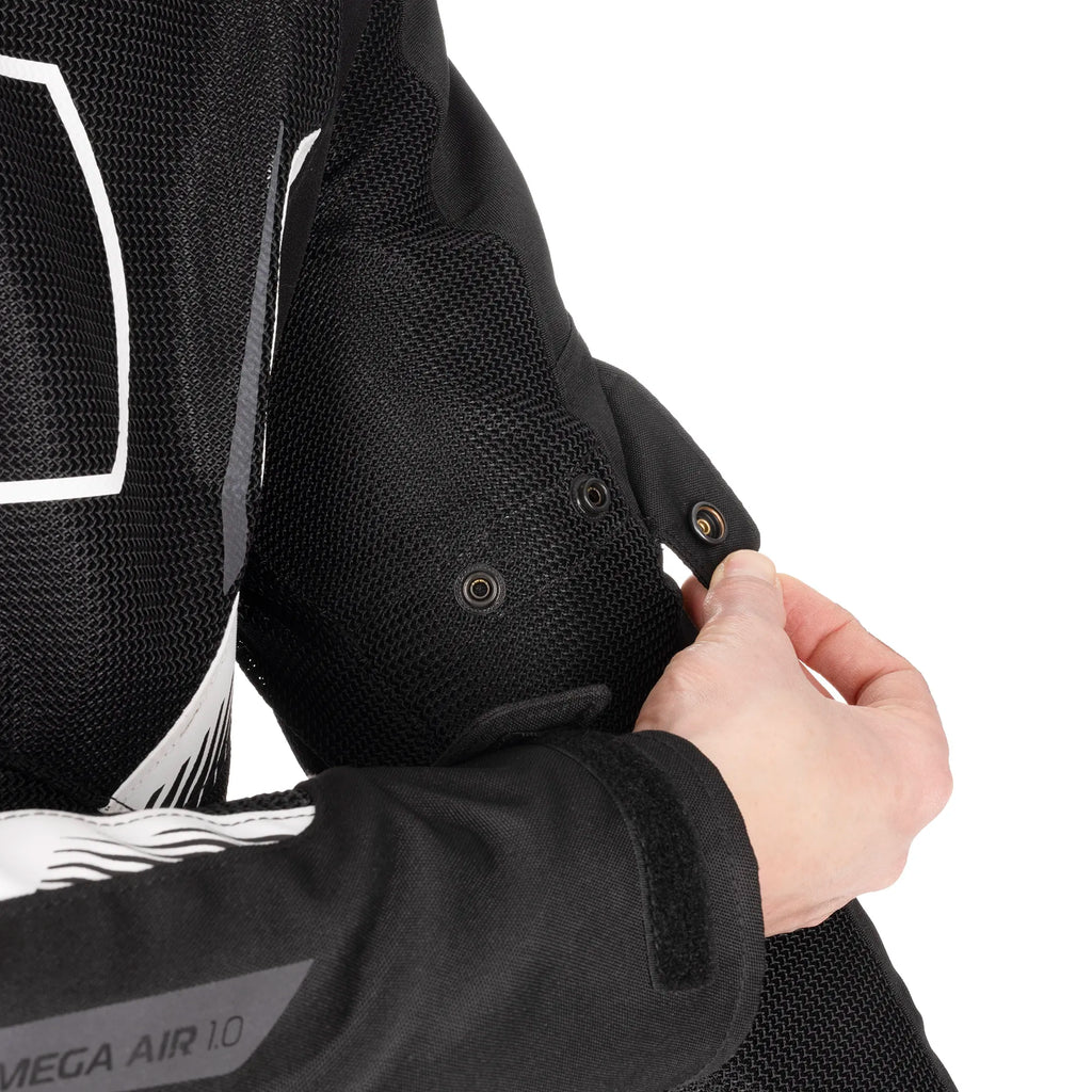 Oxford Omega 1.0 Air Mesh Jacket in Blk/Wht, Blk/Grn & Blk/Camo/Fluo - TM25310..
