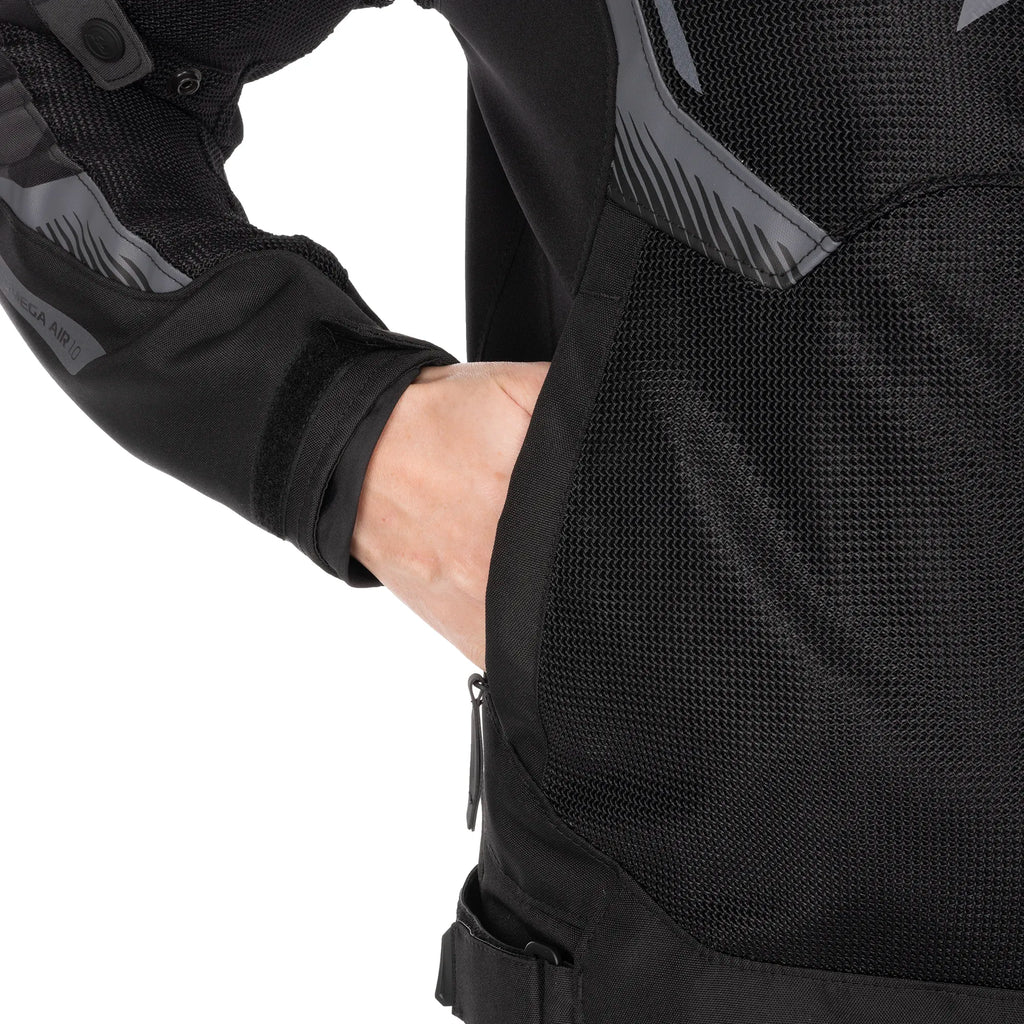 Oxford Omega 1.0 Air Mesh Jacket in Blk/Wht, Blk/Grn & Blk/Camo/Fluo - TM25310..