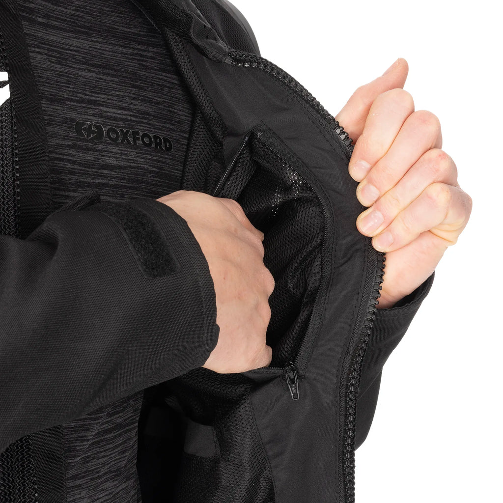 Oxford Omega 1.0 Air Mesh Jacket in Blk/Wht, Blk/Grn & Blk/Camo/Fluo - TM25310..
