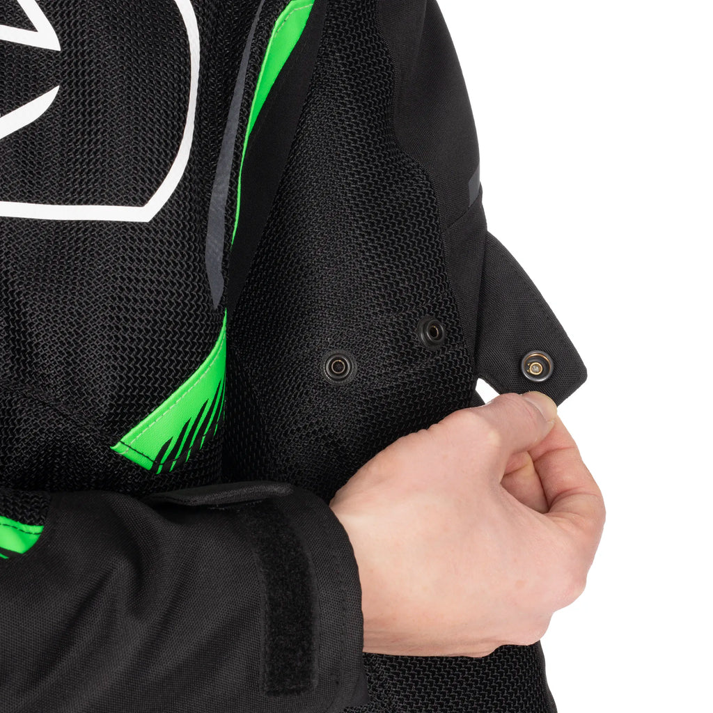 Oxford Omega 1.0 Air Mesh Jacket in Blk/Wht, Blk/Grn & Blk/Camo/Fluo - TM25310..