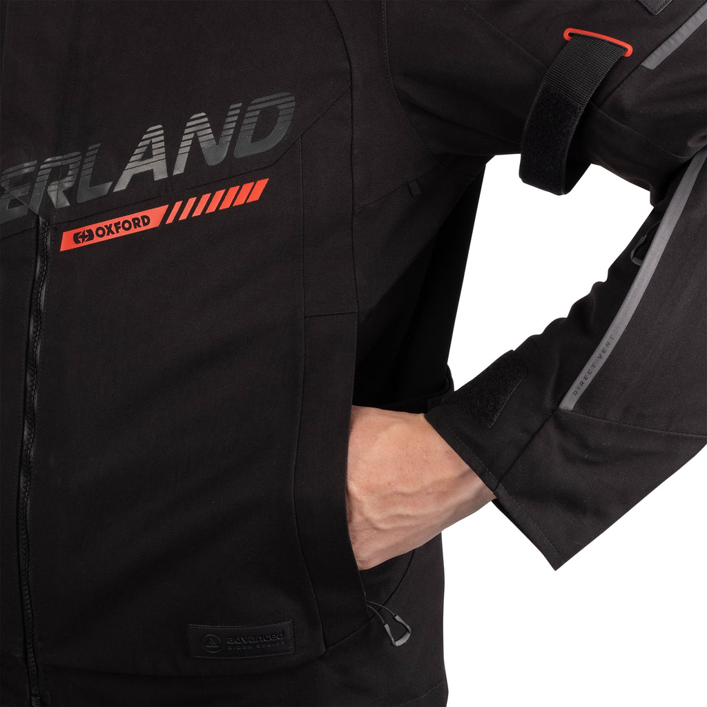 *NEW* Oxford Hinterland 2.0 Dry2Dry Trilaminate Men’s Jacket in Black/Grey/Fluo, Stealth Black or Black/Desert/Orange - TM25360..