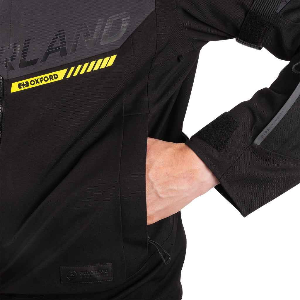 *NEW* Oxford Hinterland 2.0 Dry2Dry Trilaminate Men’s Jacket in Black/Grey/Fluo, Stealth Black or Black/Desert/Orange - TM25360..