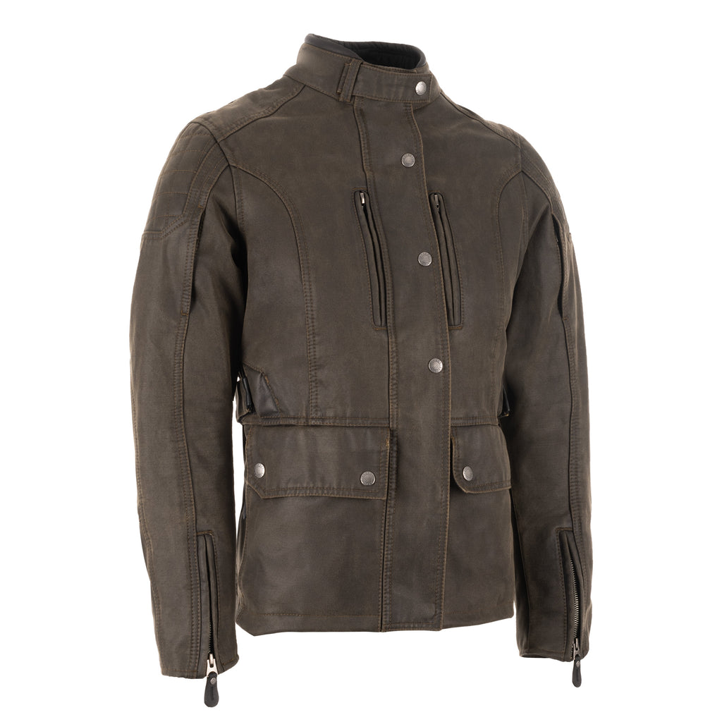 Oxford Sterling Dry2Dry Wax Cotton Women‘s Jacket in Black or Khaki - TW24020...