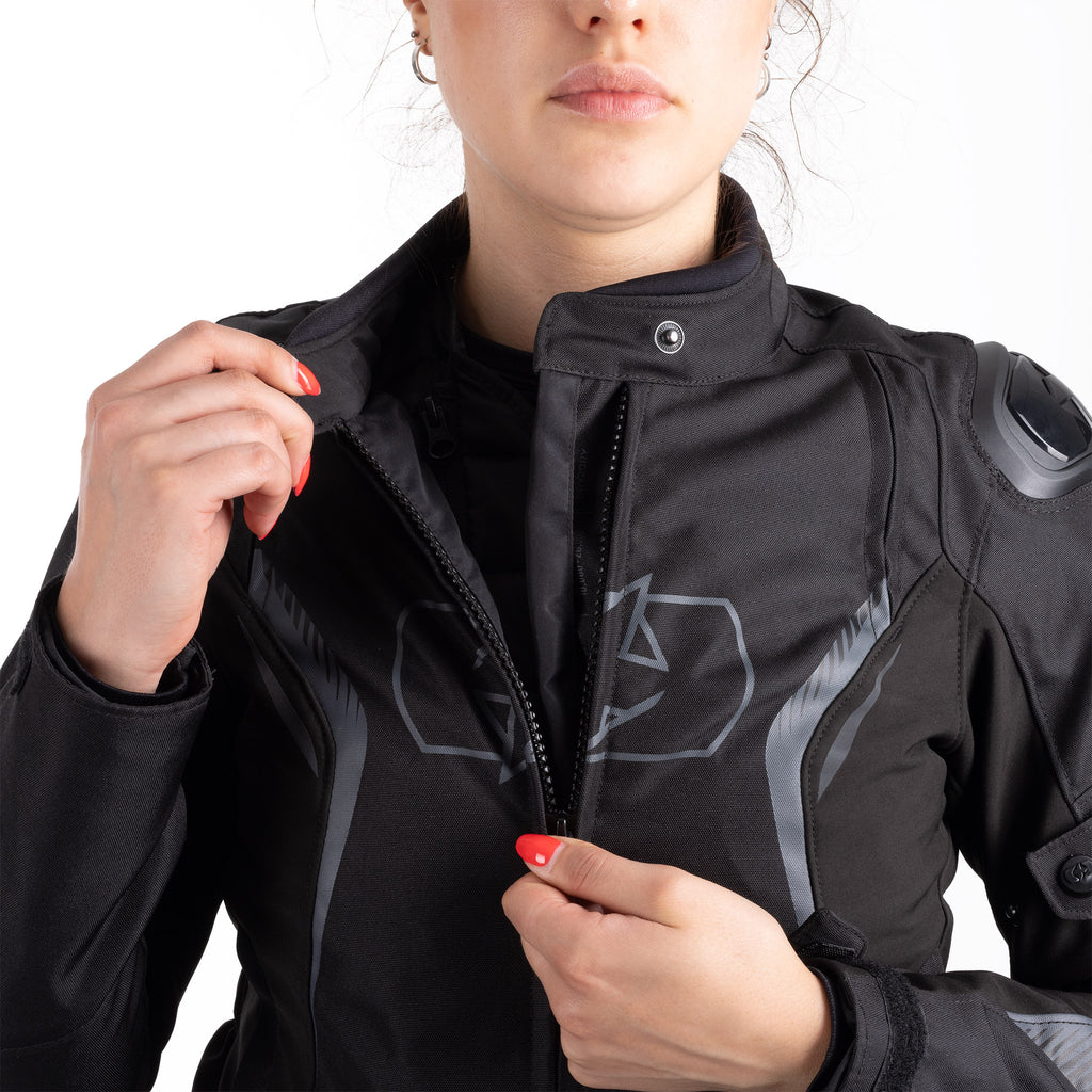 Oxford Omega 1.0 Dry2Dry Women’s Jacket in Stealth Black or Black/Camo/Red - TW24310...