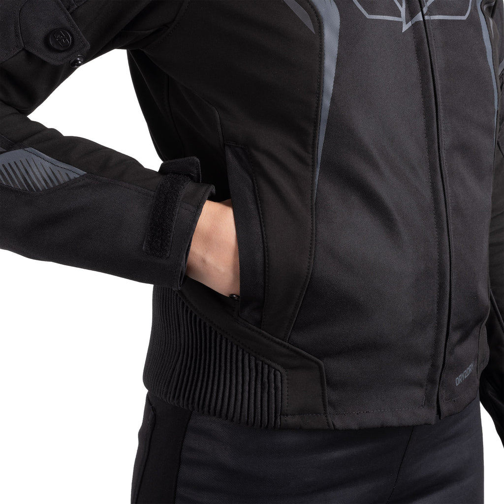 Oxford Omega 1.0 Dry2Dry Women’s Jacket in Stealth Black or Black/Camo/Red - TW24310...