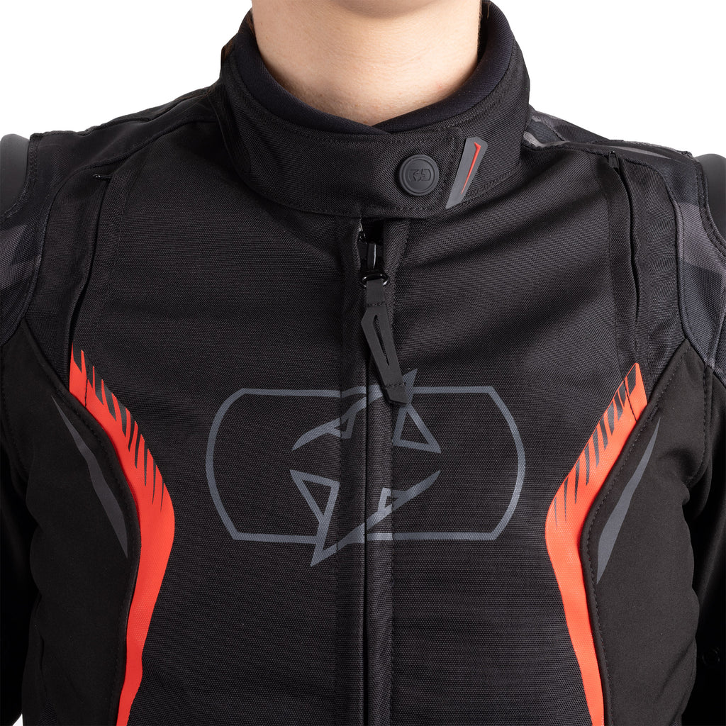 Oxford Omega 1.0 Dry2Dry Women’s Jacket in Stealth Black or Black/Camo/Red - TW24310...