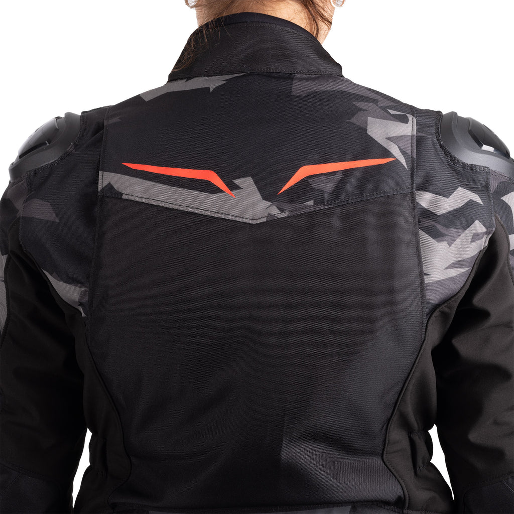 Oxford Omega 1.0 Dry2Dry Women’s Jacket in Stealth Black or Black/Camo/Red - TW24310...