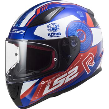 LS2 FF353 Rapid Stratus Helmet (Blue/Red/White)