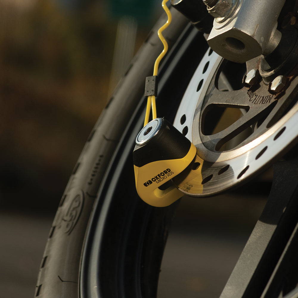 Oxford Micro XD5 Disc Lock Yellow - LK205..