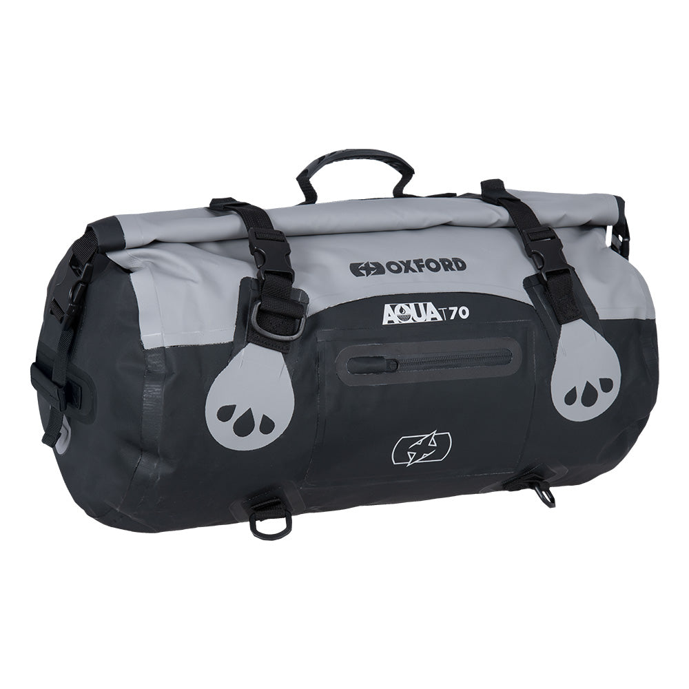 Oxford AQUA T-70 ROLL BAG - GREY/BLACK