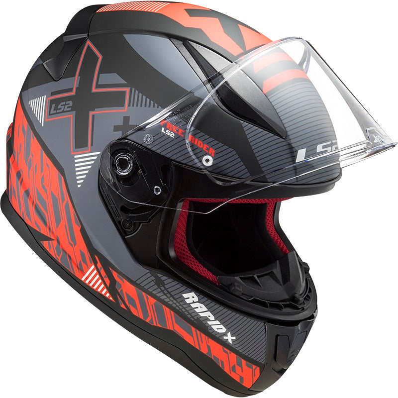 LS2 FF353 Rapid Xtreet Helmet (Red / Purple)