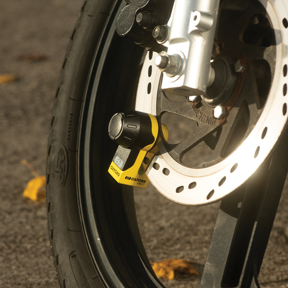 Oxford Mini T Disc Lock - Black (LK292) / Yellow (LK291)