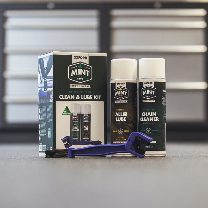 Oxford Mint Motorcycle Chain & Lube Kit - OC500