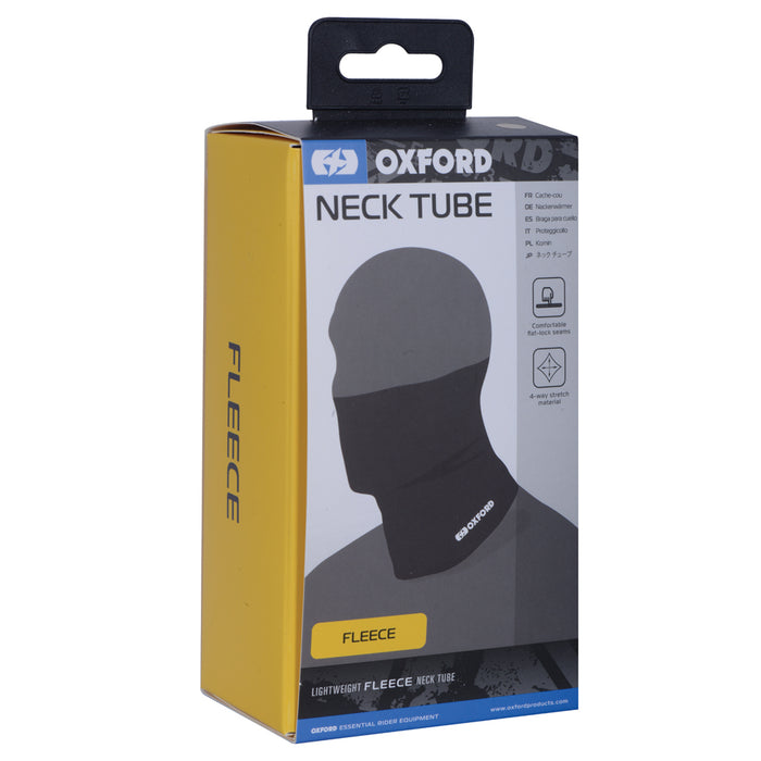 Oxford Neck Tube Fleece Black - CA120